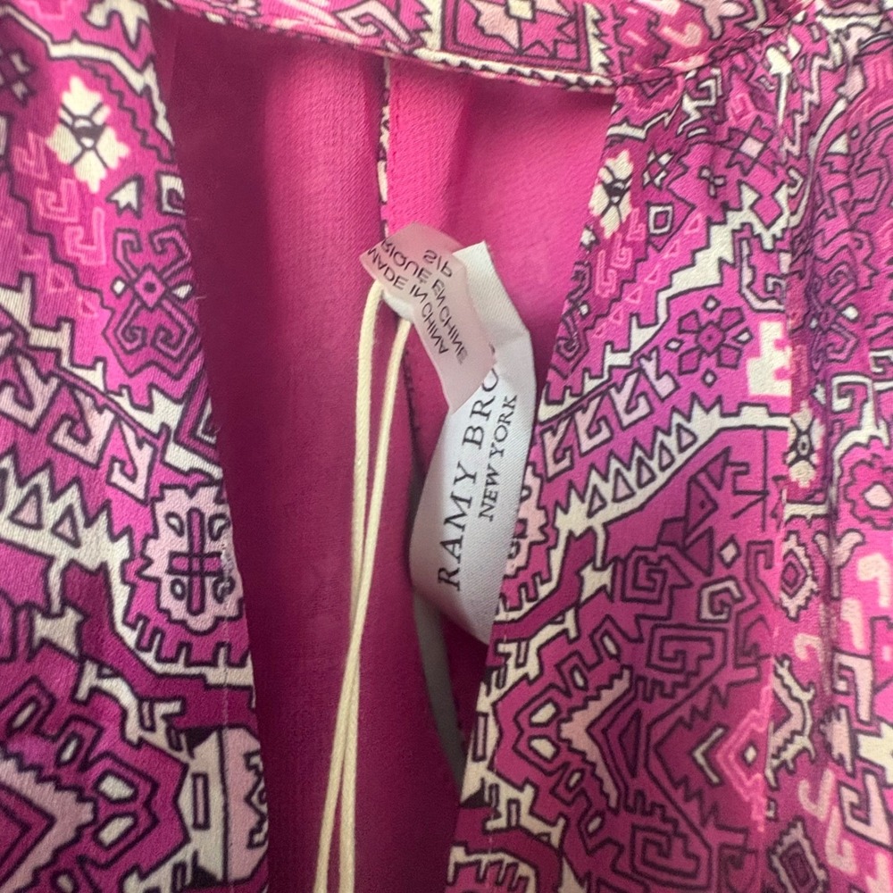 NWT Ramy Brook Preston Medallion Print Halter Mini Dress Size Small - Picture 7 of 9